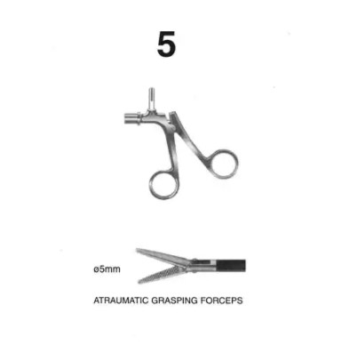 ATROMATİK KAVRAMA FORSEPS ÇAP  5 MM